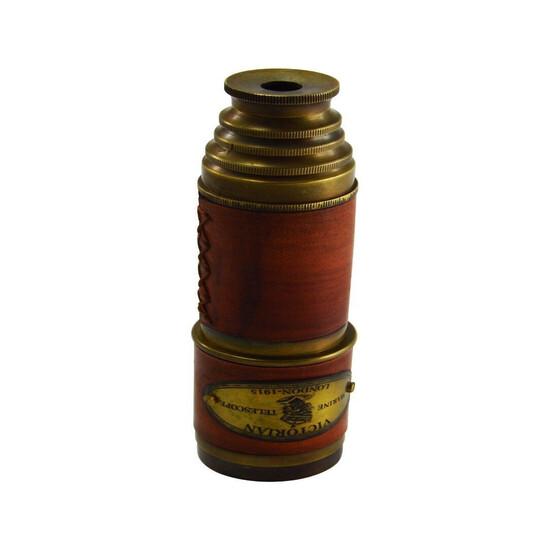 Vintage mosazný 18" ručně vyráběný viktoriánský námořní londýnský dalekohled jako dárek