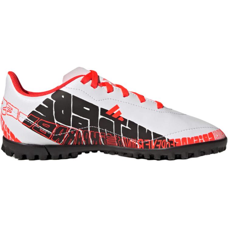 adidas X Speedportal Slip Resistant Abrasion Resistant Low Top Kids' Soccer Shoes Red White Kids' GW8402