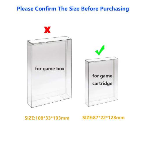 CHILDMORY 10PCS Plastic SFC Protective Case Cover Sleeves for Super Famicom Cartridge Protectors (Japan Version)