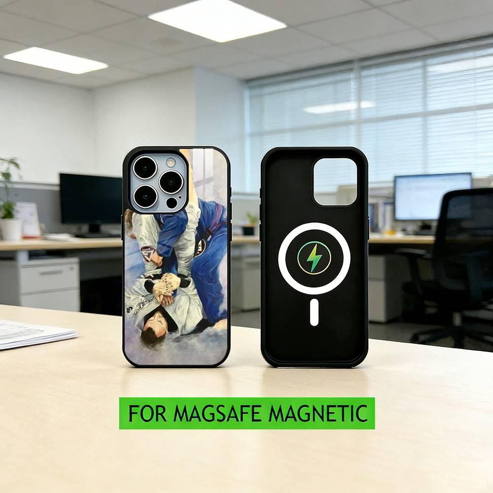 J-Jujitsu J-Judo Phone Case For iPhone17,16,15,14,13,12,11 Plus,Pro Magnetic with Magsafe Wireless Charging