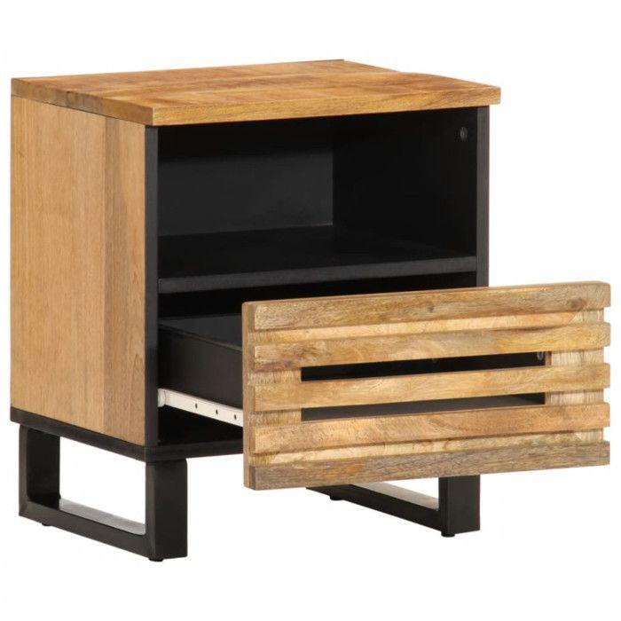 VidaXL Tables de Chevet 2 pcs, Armoires de Lit avec Rangement, Tables de Nuit, Meubles de Chambre à Coucher Intérieur, Bois 377467