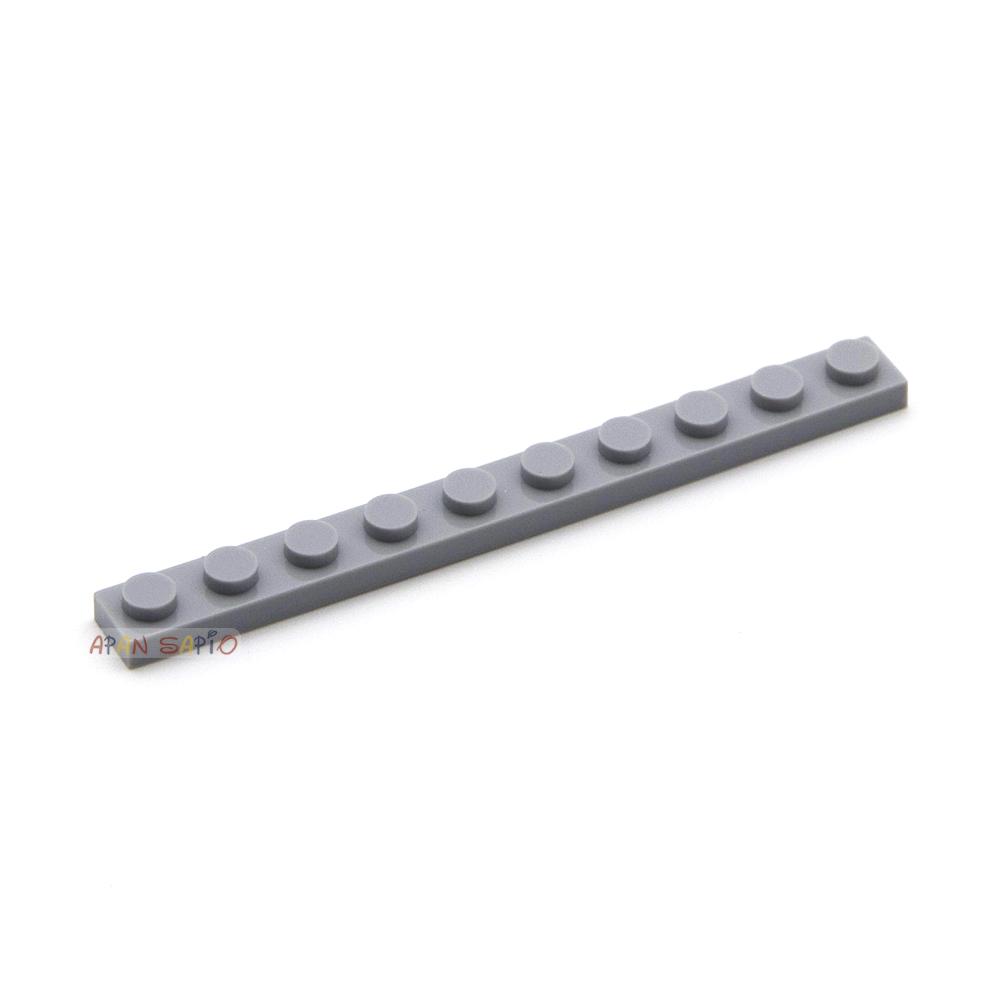 40pcs DIY Building Blocks Thin Figures Bricks 1x10 Dots 12Color Educational Creative Size Compatible With 4477 Toys for Children