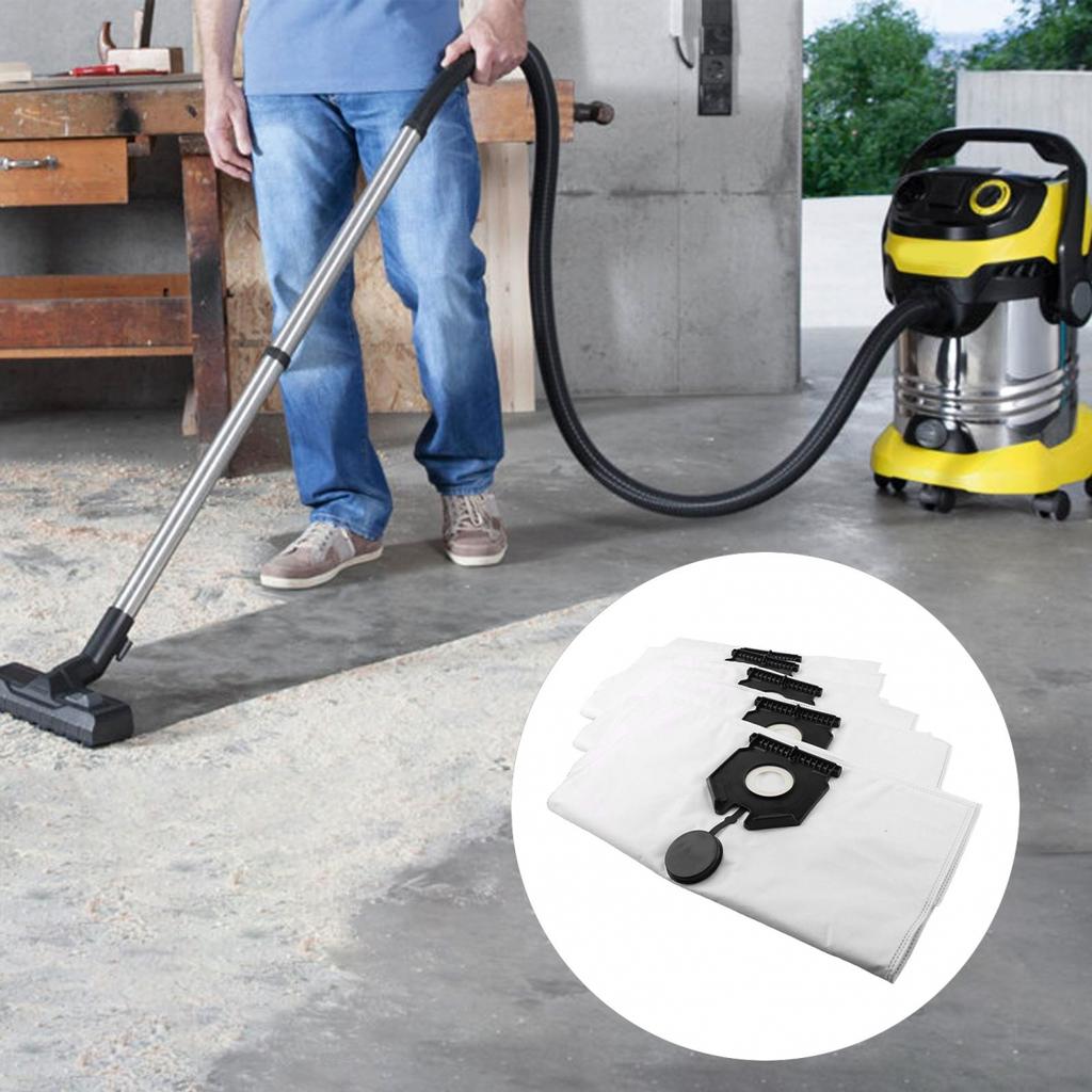 Vacuum Cleaner Bag Set Compatible with For Karcher NT Models Five Pieces