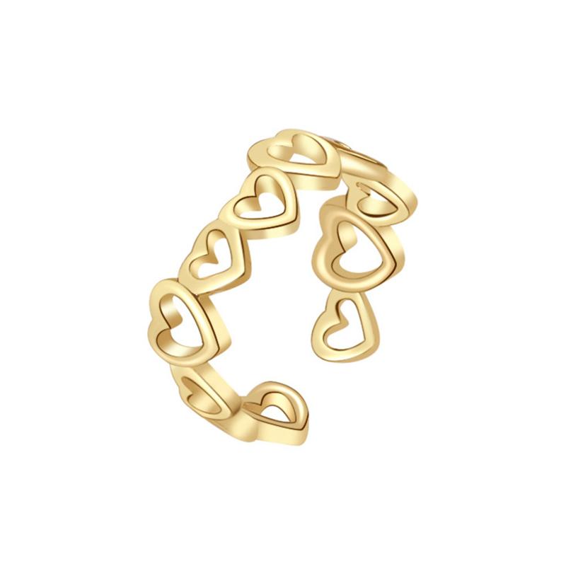 Adjustable 18K Gold Toe Rings For Women Beach Open Toe Rings Flower Arrow Tail Pinky Band Rings Barefoot Foot Jewelry
