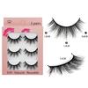 3 Pairs Of Natural Thick New 3D Imitation Mink False Eyelashes 10 Styles