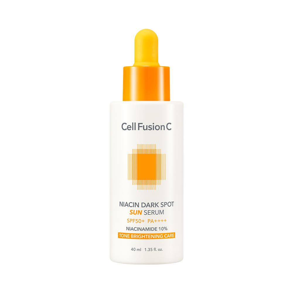 Cell Fusion C Ниациновый Солнцезащитный Сыворотка от Пигментных Пятен SPF50+ PA++++ Осветляющая Увлажняющая 40 мл