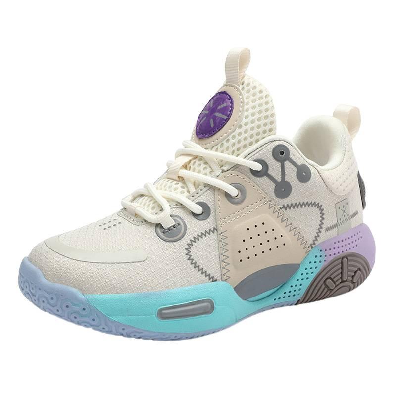 Children's new boys' shoes basketball shoes spring middle-aged and older children's youth non-slip sports shoes 9 manufacturers in the city