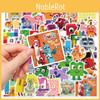 Stickers 50pcs Numberblocks Waterproof Adhesive Reusable Decoration For Cases