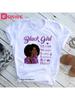 Beautiful African Lady Wounisex T-Shirt Girl Sisters Funny 90S Print Tops Tee,Drop Ship