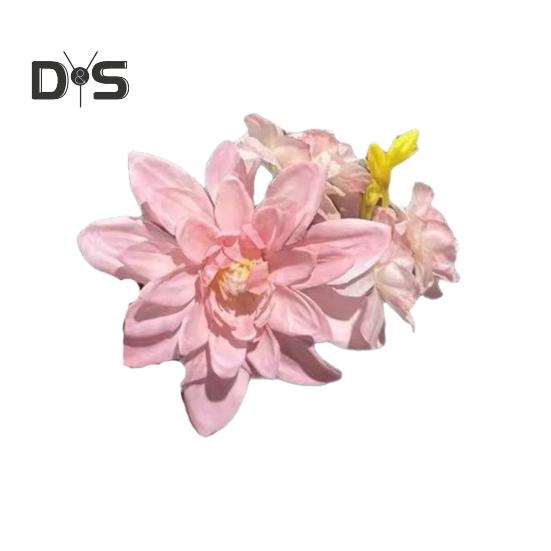 

Имитация цветка заколка для волос гавайский цветочный декор боковая заколка для волос пляж отпуск фотография женские аксессуары для волос розовый