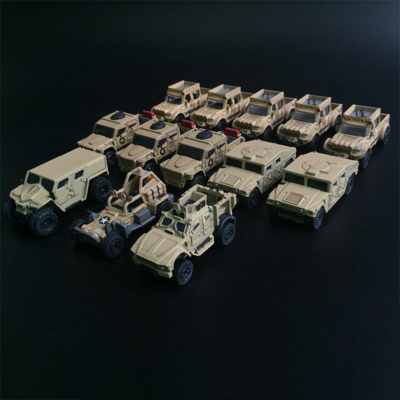 Diecast 1:64 Scale Alloy MATV Mine-Resistant Anti-Ambush Armored Vehicle Combat Vehicle Children's Toy Car Decoration Souvenir