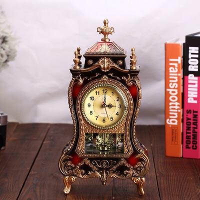 Bureau réveil Vintage horloge classique royauté salon bureau impérial ameublement créatif assis pendule horloge