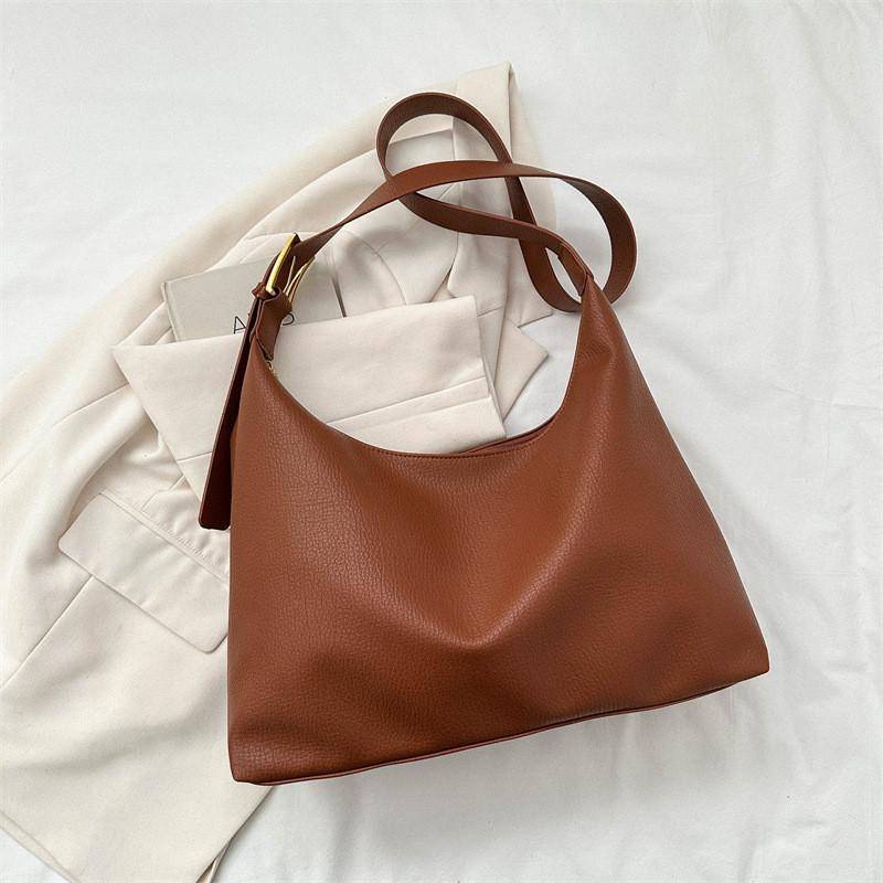 Chic Minimalist Large Pu Shoulder Bag For Women Perfect For Daily Commuting