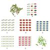 100x Versatile And Fashionable Decoration Flowers For Any Occasion Satin Ribbon Flowers Durable