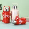 High-Capacity 316 Stainless Steel Thermos Cup, Coca-Cola Style, Portable Sports Water Bottle for Men & Women.