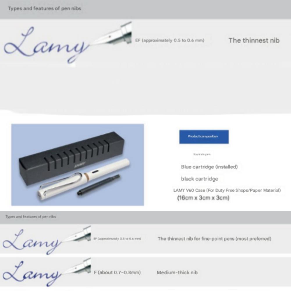 Перьевая ручка Lamy Safari EF, F 018 Желтая