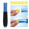 Multi Function Aluminium Alloy Fishing EVA Rod Handle Grip for DIY Rods Change(Blue)