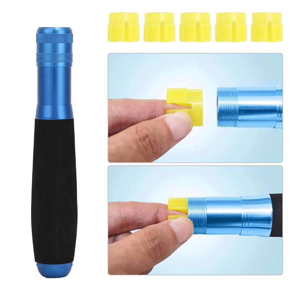 Multi Function Aluminium Alloy Fishing EVA Rod Handle Grip for DIY Rods Change(Blue)