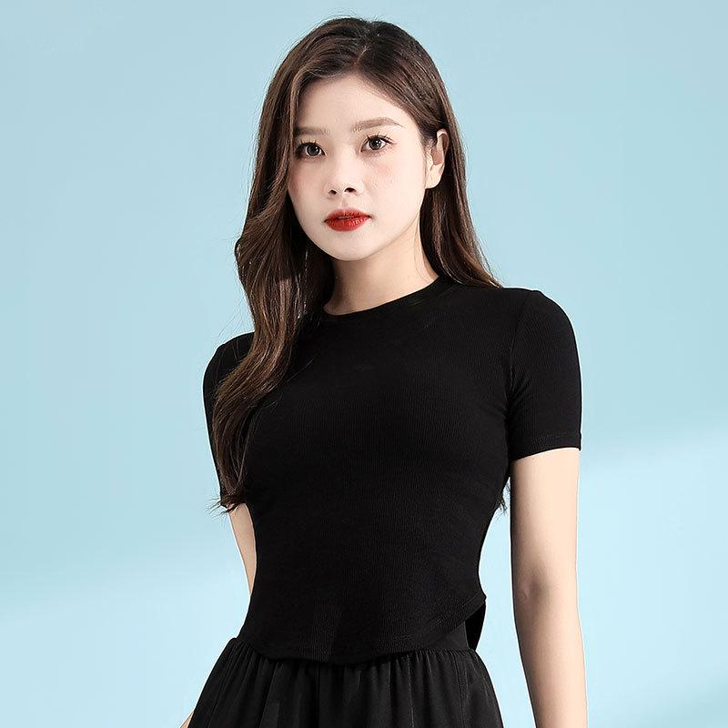 

Женский быстросохнущий летний спортивный костюм: Модная одежда для йоги и бега 2025 L (Refer to Bust and Waist)