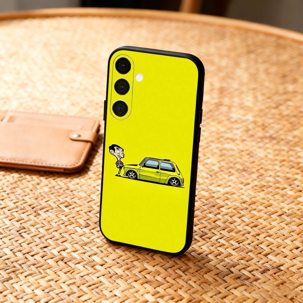 1 Stück Klassisch M-Mr B-Bean Lustig Handyhülle Für Samsung A73,72,71,53,52,51,22,91,80, Weiche Schwarze Hülle