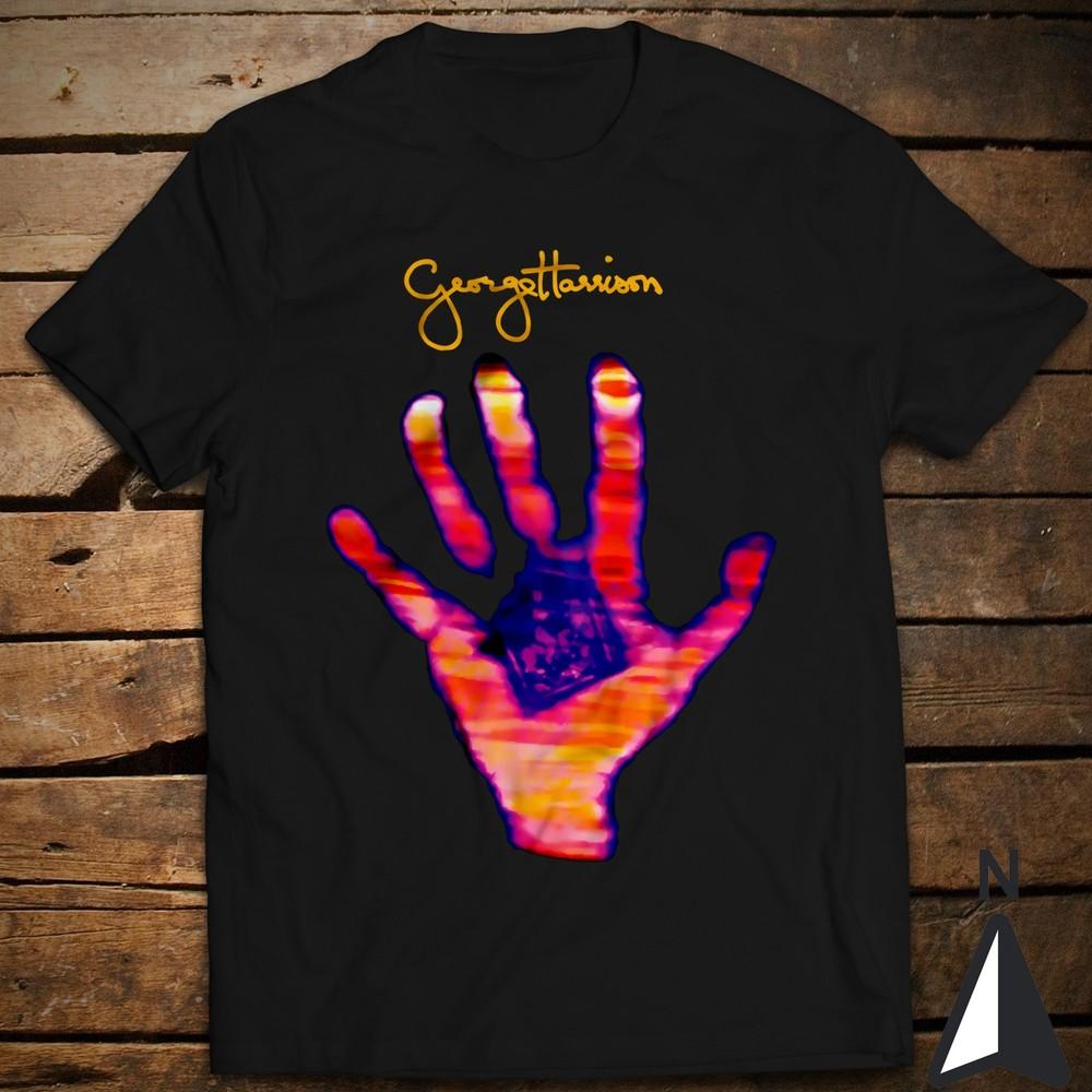 Футболка унисекс The Beatles George Harrison  Living In The Material World  S