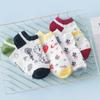 Japanese Cartoon Cotton Socks - Unisex Spring & Autumn Low-Cut Trendy Streetwear