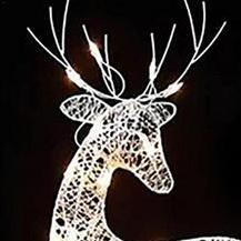 2026 Christmas Reindeer Decor Christmas Garden Luminous Deer Happy New Year Decoration For Garden Holiday Decoration