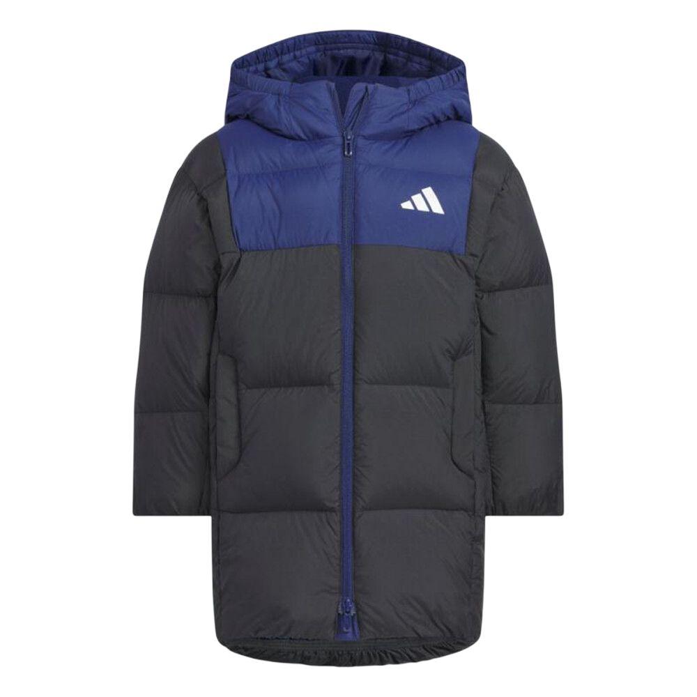 

Adidas Cotton Jacket Sports Hooded Zipper Color Block Short Sleeve Kids jackets KB5124 140