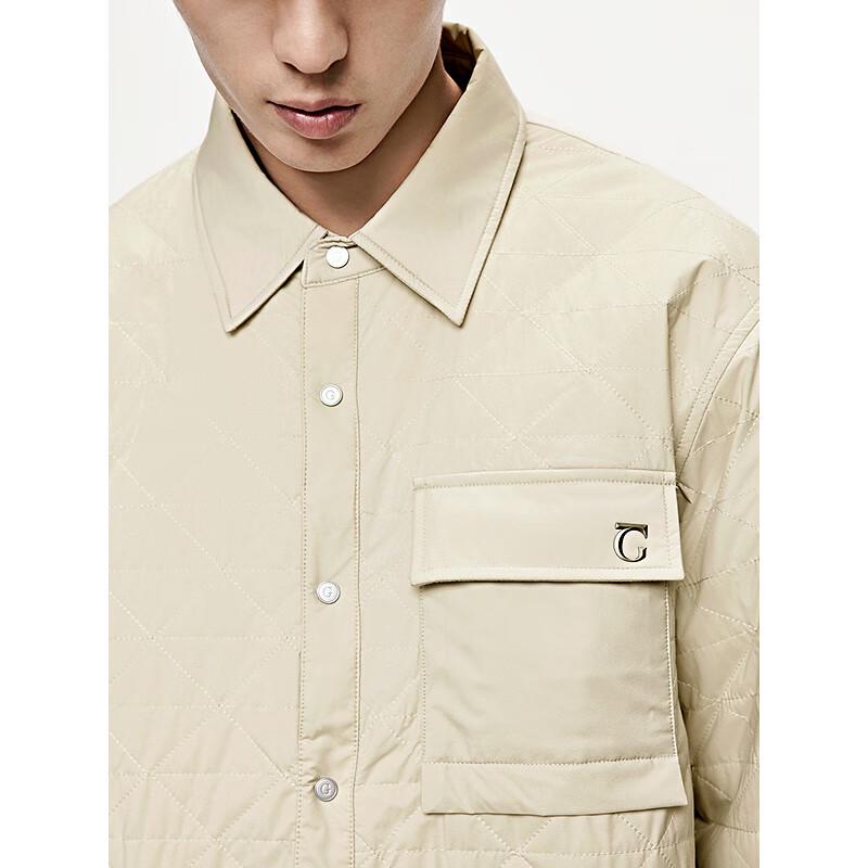 GXG Men's Quilted Shirt-Style Thickened Jacket