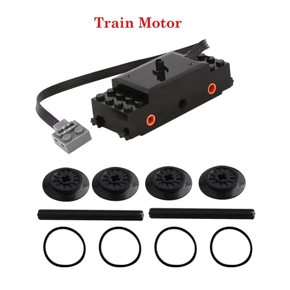 Technické MOC Power Functions Servo Díly Vlak Buggy M Motor 8883 Upravené IR Dálkové Ovládání Power Group Sady Lithium Bateriový Box 9686