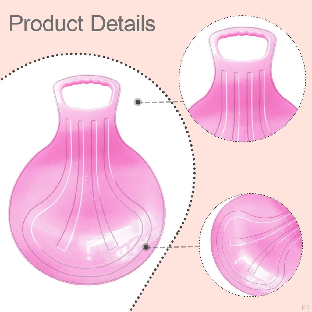 Polypropylene Sled-type Sliding Disc, Portable And Multi-purpose for Children, 20 X 14.2 Inches.