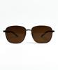 Nyuteib Pilot Square Sunglasses - Brown