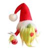 Oturan Peluş Gnome Yeşil Cüceler Noel Süslemeleri İsveç Tomte Peluş Bebek Noel Süslemeleri Için Noel Partisi masa süsü