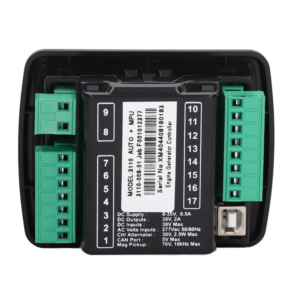 DSE3110 Generator Set Controller Backlit LCD Display Programmable Electronic Generator Controller Module Generator Accessories