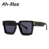 Retro Square Sunglasses Women Men Oversized Sun Glasses Luxury Brand Designer Eyeglasses For Female Vintage Shades Gafas