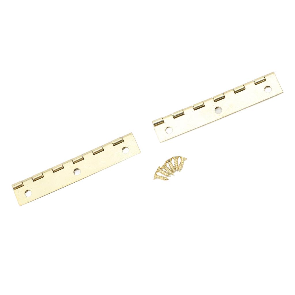 20 Set Back Flip Hinge Iron Retro Folding Butt Hinge for Cabinet Furniture 75x25mm Yellow