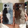 For ITEL P65 New Fashion Dusk Beach Painting Case For Itel P671L ItelP65 4G Soft Silicone Shockproof Phone Cases