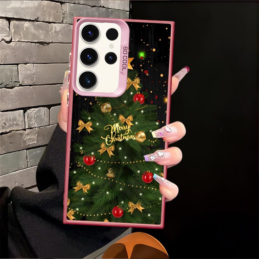 Winter Christmas Snowman Soft Shell Phone Case for Samsung Galaxy S22 Ultra S21 S24Ultra S20 FE S25Plus S23 S25 S24 FE Note 20