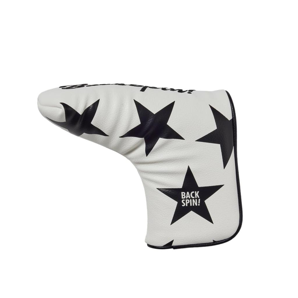 BACK SPIN! Star pattern putter club head cover back spin