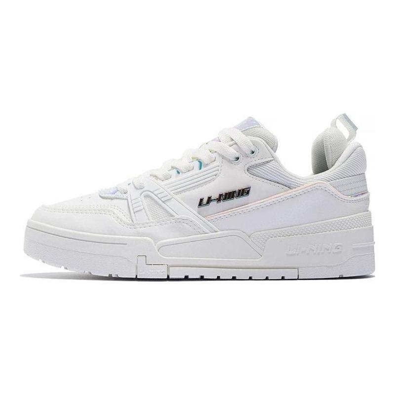 Li-Ning 001 BTC Low Top Women Skate Shoes White Blue AGCS104-2 37