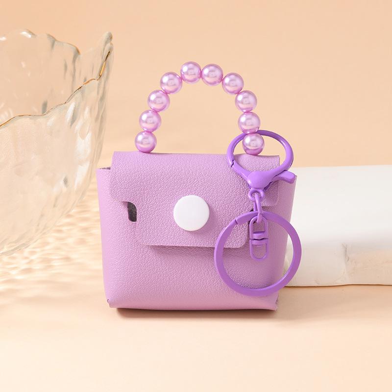 Cute Mini Keychain Handbag Shape Coin Purse Key Holder Pendant Jewelry Accessories Bag Decor
