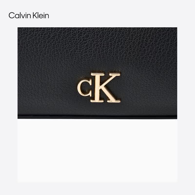 Calvin Klein Women's Metal Logo Shoulder Bag