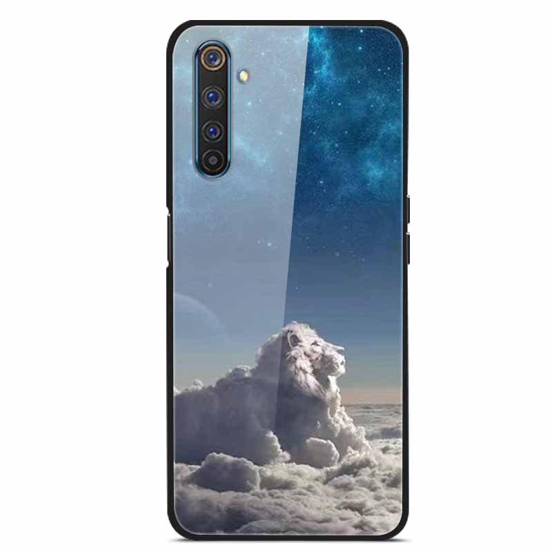 For Realme 6 Pro Tempered Glass Case for Realme 6 6S 6i Soft Bumper Hard Funda For Realme 6 Pro Phone Case Realme6 6 S 6i Cover