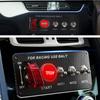 3 Gang True Carbon Fiber 12V LED Lgnition Switch Panel Car Modification Racing Universal Car Engine Start Push Button