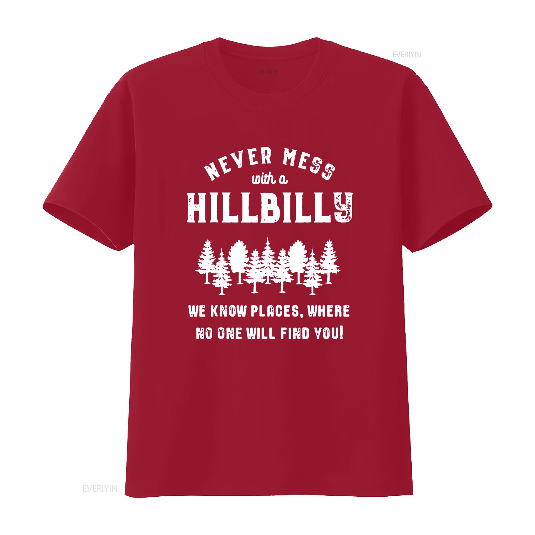 Funny Hillbilly Never mess with a T Shirt vintage Washed homme Comfortable fashion Stylish Unisex Versatile Casual S