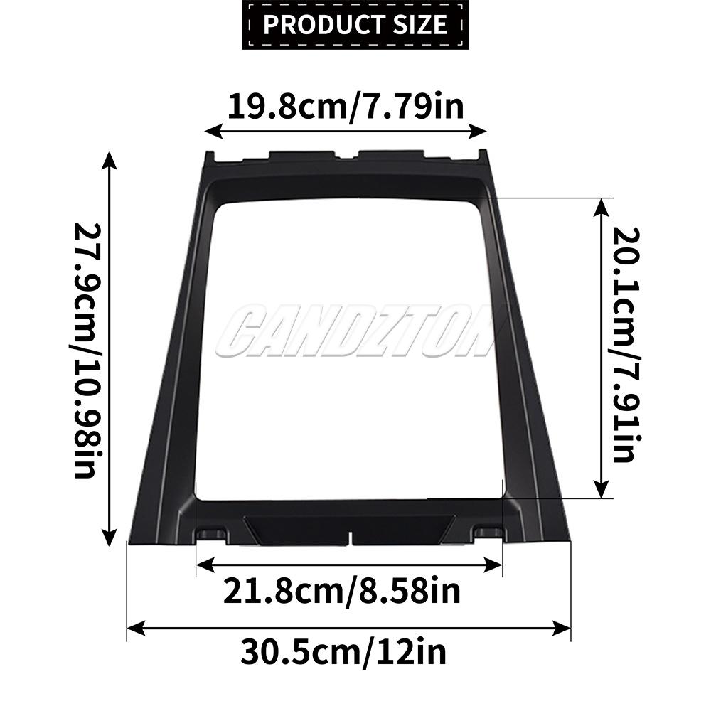 Für BMW X5 E70 X6 E71 2006-2014 Neue vordere Mittelkonsolen-Panelabdeckung Zierblende schwarz 51166956756 Autozubehör