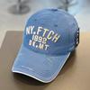 Embroidered Baseball Hat for Women In Summer Korean Style Fashion Letters Big Head Circumference Showing Face Small Sun Protection Baseball Cap