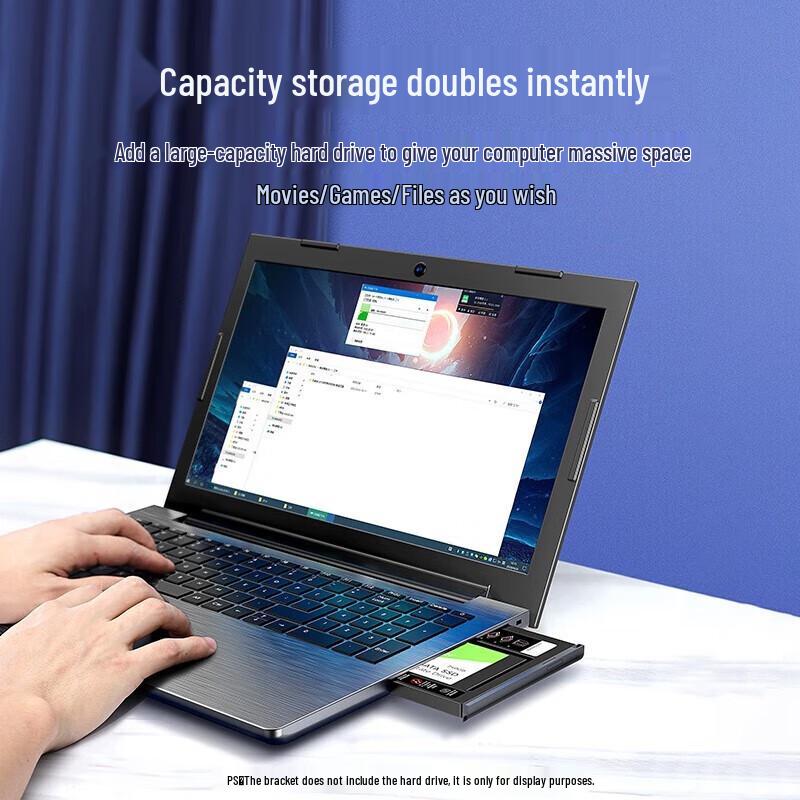 UGREEN 9.5mm Laptop Optical Drive Bay SATA HDD/SSD Caddy