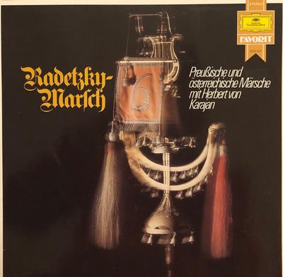 LP Record HERBERT VON KARAJAN  Radetzky Marsch 2535647 DEUTSCHE GRAMM 1980 Germany Classical Used