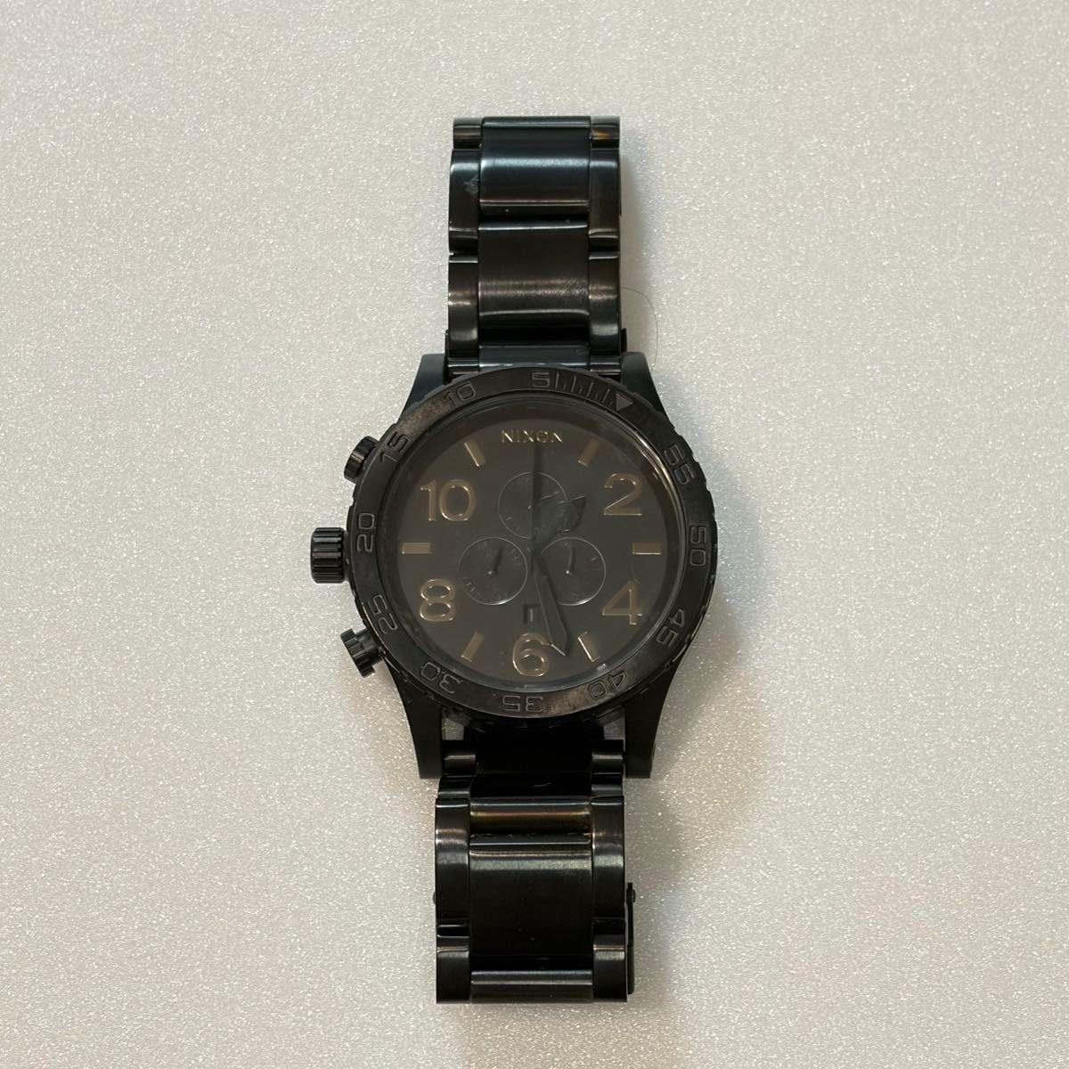Used NIXON 51-30 Chrono All Black Chronograph Watch
